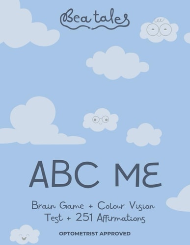 ABC Me – An Empowering Alphabet Book for Every Child: Includes a Brain Game, Vision Test & 251 Positive Affirmations | Created with Color-Blind-Friendly Design