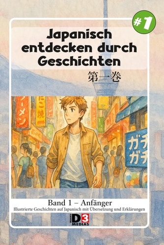 Japanisch lernen: Japanisch durch Geschichten entdecken: Band 1 - Niveau 1 - Lesen mit Kana und Kanji und Übersetzung (Japanisch lernen: Japanisch entdecken durch Geschichten) (German Edition)