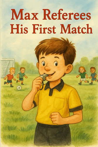 Max referees his first Match: A children’s book about a boy who loves playing football and bravely decides to become a referee. A story about ... the joy of the game. Ideal for the holidays