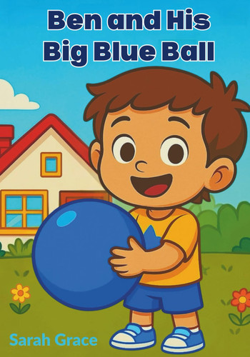 Ben and His Big Blue Ball - A Fun Early Readers Storybook for Kids Ages 3-6