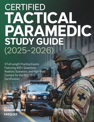 CERTIFIED TACTICAL PARAMEDIC STUDY GUIDE (2025-2026): 3 Full-Length Practice Exams Featuring 400+ Questions, Realistic Scenarios, and High-Yield Content for the IBSC TP-C Certification