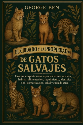 El Cuidado Y La Propiedad de la Biblia de Los Gatos Salvajes - Una guía experta sobre especies felinas salvajes: hábitat, alimentación, seguimiento, identificación, domesticación, salud y cuidado ético
