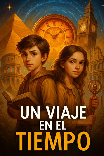 Un Viaje En El Tiempo Libro infantil de viajes en el tiempo con aventuras mágicas, valores como el coraje y la amistad. Ideal para niños de 8 a 12 años.