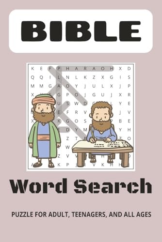 Bible Word Search Puzzle Book: Easy to Read Print | 6 x 9 inches, 144 pages | 70+ puzzles - Gift for Vacations, Holidays, and Relaxing Times