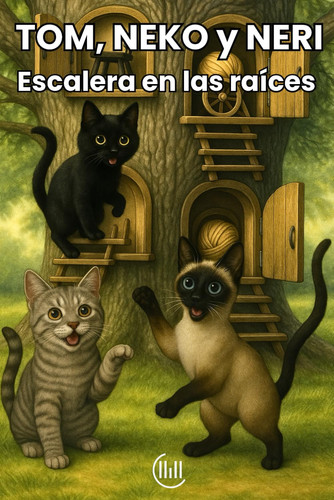 TOM, NEKO y NERI Escalera en las raíces: Cuento dirigido a un público infantil, con una trama llena de intriga, aventuras y atractivas ilustraciones, ... niñas de 8, 9 ,10 y 11 años (Spanish Edition)
