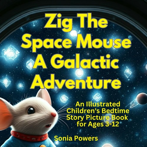 Zig the Space Mouse - A Galactic Adventure: An Illustrated Children's Bedtime Story Picture Book for Ages 3-12