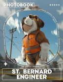 St. Bernard Engineer Photo Book - Spectacular Images Showcasing St. Bernard's Incredible Skills and Adventures