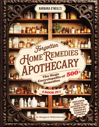 Barbara O'Neill's Forgotten Home Remedies Apothecary: The Mega Encyclopedia of 500+ Remedies for Daily Wellness, Beauty, Hormonal Health