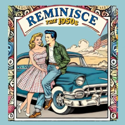 Reminisce the 1950's Coloring Book