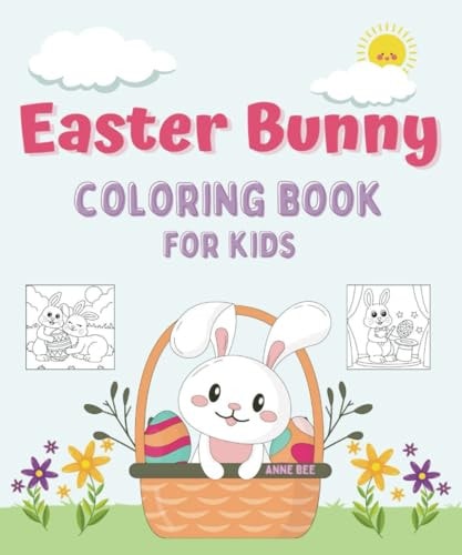 Mini Easter Bunny Coloring Book for Kids: A Perfect Easter Basket Stuffer and Gift!