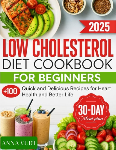 Low Cholesterol Diet Cookbook for Beginners: +100 Quick and Delicious Recipes for Heart Health and Better Life