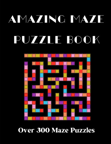 MAZES AND PUZZLE BOOK - 300 Pages