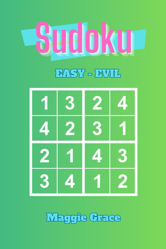 SUDOKU PUZZLE BOOK - All Ages - Large Printpuzzle Book