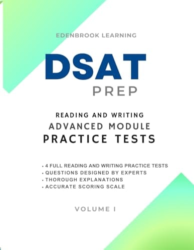 DSAT Prep Reading and Writing Advanced Module Practice Tests: Volume 1