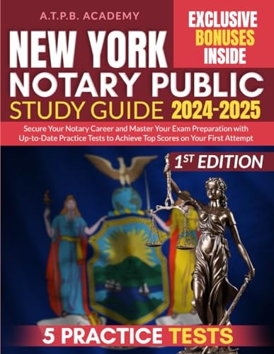 New York Notary Public Study Guide Secure Your Notary Career and Master Your Exam Preparation with Up-to-date Practice Tests to Achieve Top Scores on Your First Attempt