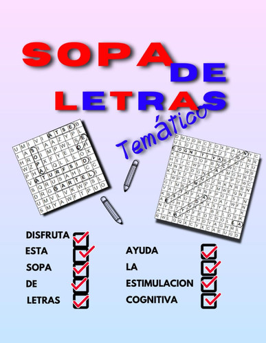 SOPA DE LETRAS - diversion y estimulacion cognitiva