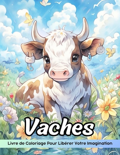 Vaches Livre de Coloriage: Livre De Coloriage De Vaches : De Charmants Bovins Pour Un Coloriage Créatif (French Edition)