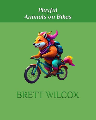 Playful Animals on Bikes
