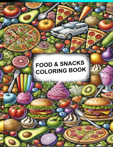 Food & Snacks Coloring Book