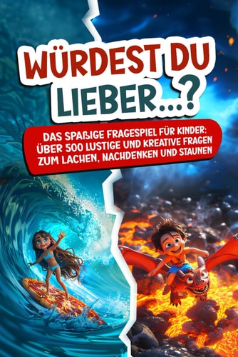 Würdest Du Lieber...? Das spaßige Fragespiel für Kinder: Über 500 lustige und kreative Fragen zum Lachen, Nachdenken und Staunen (German Edition)
