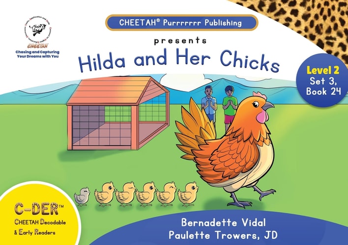 C-DER(Cheetah Decodables & Early Readers)set 3, Book 24, Hilda and Her Chicks