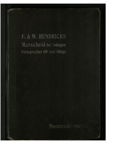 Hendrichs Drop-forged Scissor Blanks Catalogue