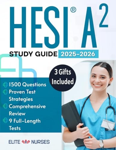HESI A2 Study Guide 2025-2026: The Most Comprehensive Book with 9 Practice Tests, 1500+ Test Questions Fully Explained + Insider Tips & Tricks + Proven Strategies to Ace the Exam on Your First Attempt