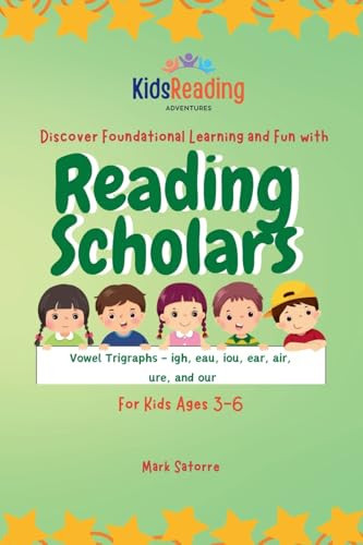 Reading Scholars Vowel Trigraphs - Igh, Eau, Iou, Ear, Air, Ure, and Our