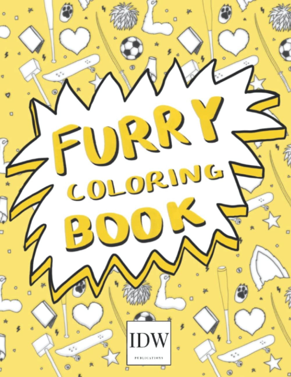 Furry Coloring Book: A Coloring Book for Stress Relief and Relaxation Featuring Furry Animals Illustrations and Portraits