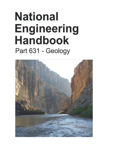 National Engineering Handbook: Part 631 - Geology