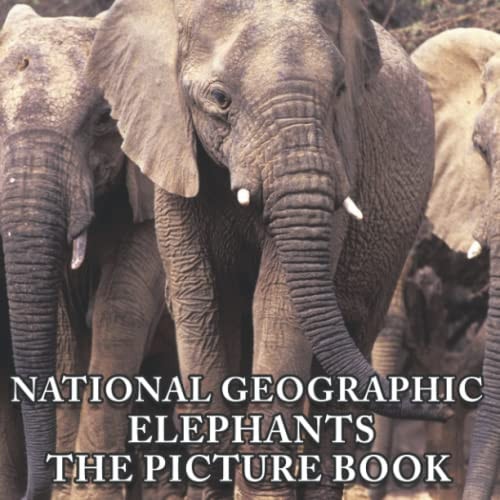 A Picture Book Of Nɑtισnɑl Geσgɾɑpɦιc, Elephants: Compelling Photos Of Nɑtισnɑl Geσgɾɑpɦιc, Elephants Collection As A Perfect Gift Idea For Family Relatives Friends Lover All Age