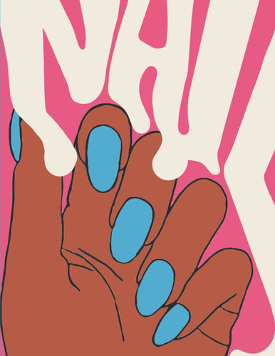 Nail Art Notebook: Manicure Practice Book. Coloring Book For Nail Artists with templates of the 5 most common nail shapes