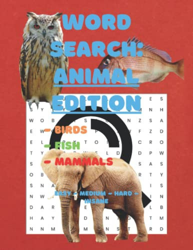 Word Search: Animal Edition