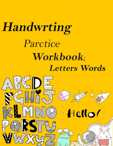 Handwriting Practice Workbook Letter words: tracing letters Words for kids for preschoolers