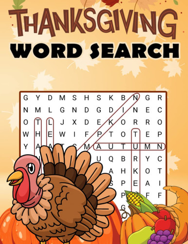 Women Gift Thanksgiving Word Search: Thanksgiving Activity Seek with Solutions | Fall Word Find Themed Collection for Seniors | Exercise Season Games with Answers