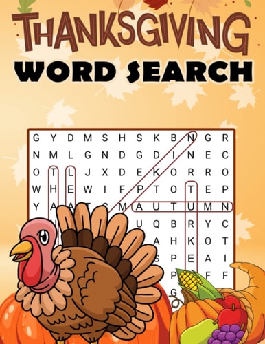 Gifts For Women Friend Thanksgiving Word Search: Thanksgiving Activity Seek with Solutions | Fall Word Find Themed Collection for Seniors | Exercise Season Games with Answers