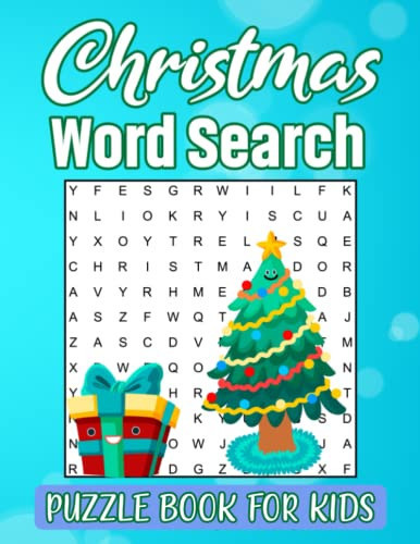 Christmas Word Search Puzzle Book for Kids: Christmas Large Print Word Search Puzzle Book for Kids