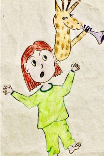 There's a Giraffe in My Ear!: A Children's Storybook