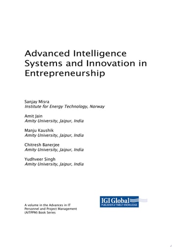 Advanced Intelligence Systems and Innovation in Entrepreneurship