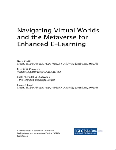 Navigating Virtual Worlds and the Metaverse for Enhanced E-Learning