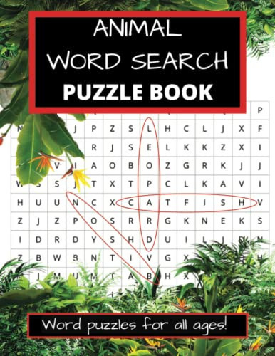 Animal Word Search Puzzle Book