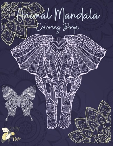 Animal Mandala Coloring Book