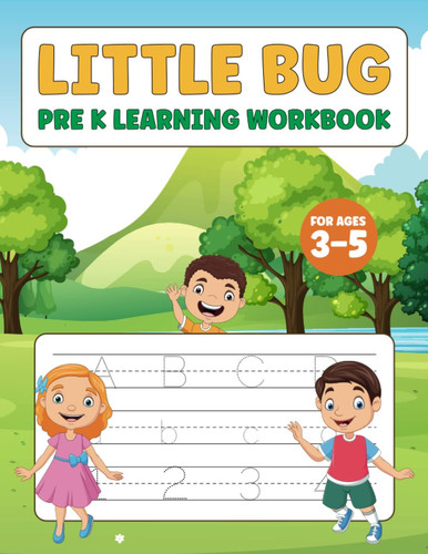 Little Bug Pre-K Learning workbook for ages 3-5