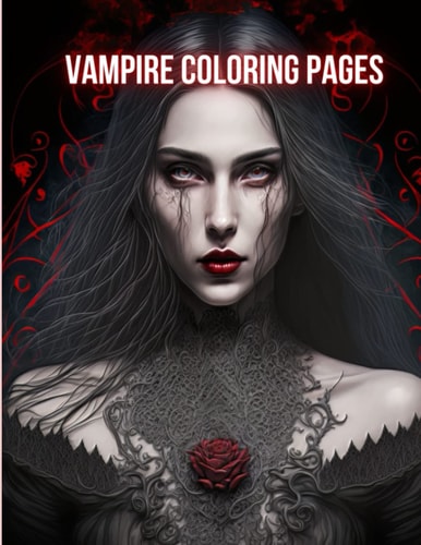 vampire coloring book for adults: Unleash Your Creativity with Dark and Alluring Illustrations" (Italian Edition)
