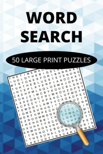 Word Search Puzzle Book - 50 Puzzles