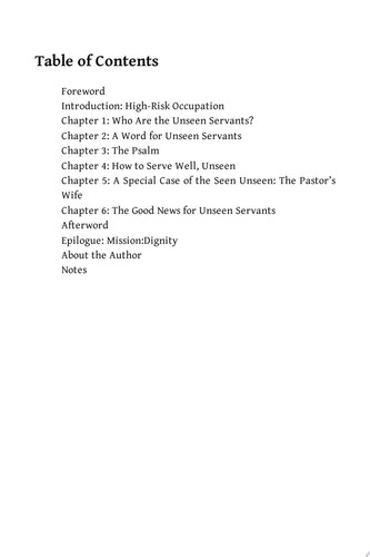 A Psalm for Unseen Servants Encouragement for Quiet, Hidden Kingdom Work