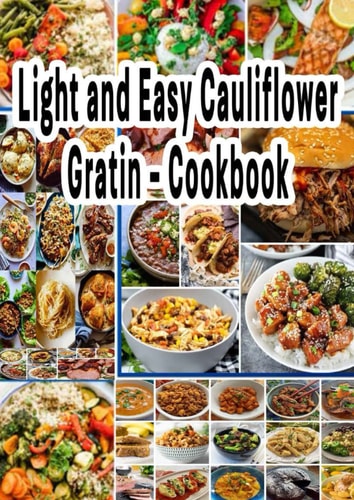 Light and Easy Cauliflower Gratin - Cookbook: This super simple and easy to make cauliflower gratin uses light Havarti cheese, a splash of half and half, breadcrumbs and some seasoning for a delicious