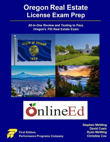 Oregon Real Estate License Exam Prep: OnlineEd Edition