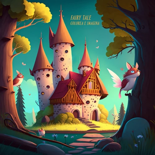 Fairy Tale - Colorea e Imagina: Libro de colorear para niños a partir de 6 años. (Spanish Edition)