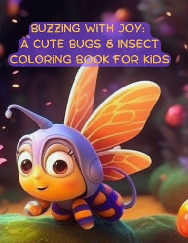 "Buzzing with Joy: A Fun and Adorable Bugs & Insects Coloring Book for Kids - Perfect for Learning and Relaxation"